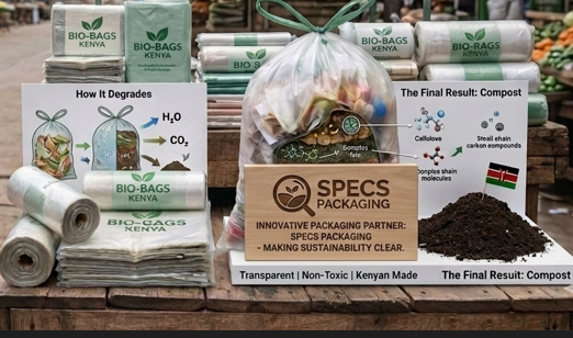 Bio-Bags Kenya Transparent Biodegradable & Compostable Bags