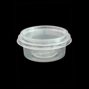50ml Plastic sauce cup + lid
