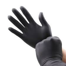 Nitrile Black Gloves